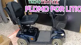 CAMBIAR PLOMO POR LITIO EN SCOOTER MINUSVÁLIDOS #INVACARE LEO DE 24 a 3 Kg.  DOBLO AUTONOMÍA.