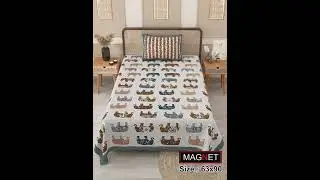 SINGLE  BEDDING  SET#1 Pillow Cover #FABRIC* PURE COTTON  #WEIGHT* 600g#PRICE_ :: 350/-❤️❤️