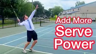 I Help @winbiglaw Get More Serve Power (5 Awesome Tennis Tips)