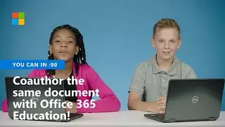 How to coauthor in the same document at the same time with Office 365 Education!