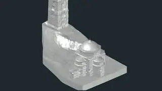 VEGA - From Point cloud to Revit. Creating 3D Solid from Point cloud of Church,Tower, Ground surface