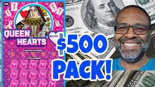 👑 QUEEN/KING OF HEARTS | MD LOTTERY SCRATCH OFF TICKETS #scratchers #lottery