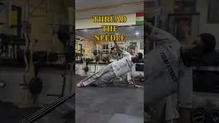 Side Plank Thread the Needle  #gymworkout #fitness #physiotherapy #pilates