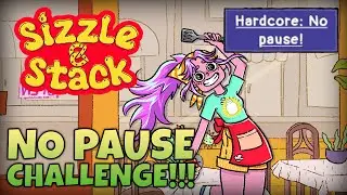 CAN I SURVIVE NO PAUSE MODE?! | Sizzle & Stack