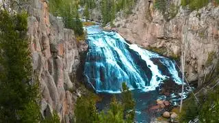 1 Hour Relaxing Waterfall Nature Sounds Ambient Piano & Soothing Music for Sleep, Meditation & Focus