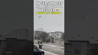 What I Eat On A Snow Day As A High School Wrestler