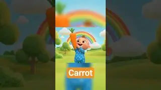 Vegetables Song for Kids 🥕🥦🍅 | Learn Vegetable Names | Pre School Rhymes in English #Shorts