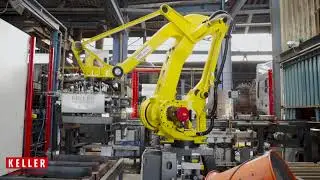 KELLER HCW - Palettierer f&uuml;r Aluminium-Masseln / Palletizer for aluminium ingots
