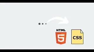 Three dots loading animation with HTML & CSS