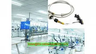 Custom Cable Assembly Customized Waterproof Connector Injection Molding LCD TV LVDS Trailer Wiring E