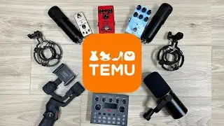 Trying TEMU Products for Musicians and Content Creators