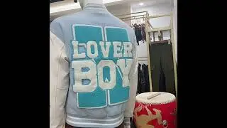 patches chenille embroidery leather sleeves baseball virgin wool letterman varsity jacket for men