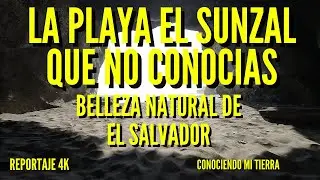 Playa El Sunzal Como No La Conocias - Belleza Natural de El Salvador - Reportaje 4K