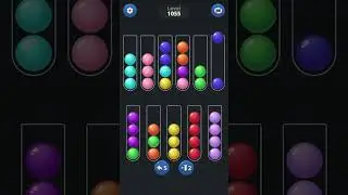 Ball Sort by Infinite Joy: Levels 1054, 1055