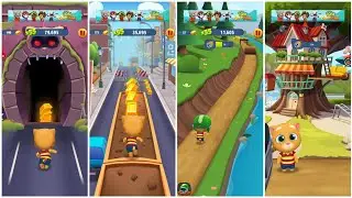 Tom gold run play video ❤️&zwj;🔥#tomgameplay #tomtalkinggold #kidsvideo #gameplay