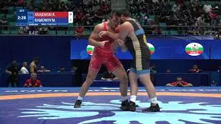 Qual. GR - 130 kg: R. KRAJEWSKI (POL) v. M. RAMONOV (KGZ)
