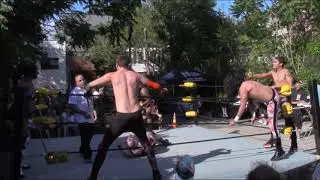 WUW / COMBATWVA SHOW 6/29/19 - CORNERMAN JUAN JEREMY REFEREE MATCH 2