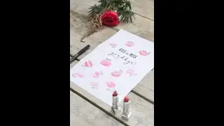💋 Kiss the miss goodbye 💋 G&auml;stebuch Idee f&uuml;r den JGA 💋 DIY