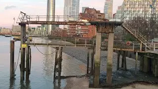 Mysterious structure + new public space - Heathwall Quay, Nine Elms (bonus at the end) #thamesriver