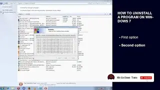 How to uninstall a program (codeblocks) from windows 7
