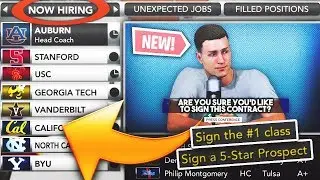 I accepted the head coaching job at... | NCAA 14 Coaching Carousel Dynasty ep. 1 s2
