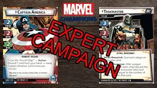 Expert Rise of Red Skull Campaign - Captain America vs Taskmaster in Marvel Champions the Card Game