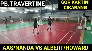 FUN BADMINTON | MABAR | GOR KARTINI | CIKARANG | AAS/NANDA VS ALBERT/HOWARD #fun #viral #badminton