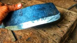 ASMR Rotary Knife Making in a Remote Sumatra Forge | Authentic Ancestral Technique and Teamwork