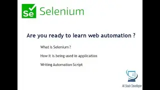 Learn Selenium Automation | Selenium Tutorials for Beginners | Web Automation Testing | Web Driver