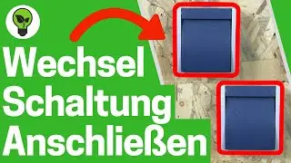 Aufputz Wechselschaltung mit 2 Schaltern ✅ TOP ANLEITUNG: Wie zwei Schalter an Lampe Anschließen???