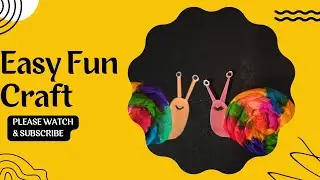 Easy craft | snail craft #easycraft#newvideo #trending #craft #funcraftsforkids #tissuepapercrafts