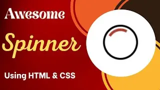 Awesome Spinner Using HTML CSS - CSS Animation - @informativeworld713  #cssanimation