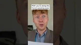 POV You're Doing The GCSE French Speaking Exam