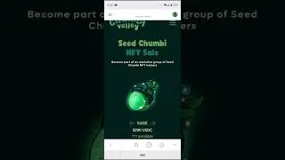 MOBILE - How To Buy Seed Chumbi NFT: Step-By-Step Instructions