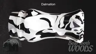 Dalmation Finished Duck Call Blank - Bear Tooth Woods Acrylic
