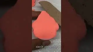 Relaxing Kinetic Sand Ep-7 | #shorts  #asmr  #satisfying  #shortvideo  | Sand Shaping