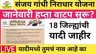 Government pension update today|Sanjay Gandhi niradhar Yojana update today s 