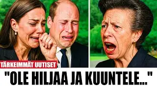 Prinsessa Anne paljasti n&auml;m&auml; j&auml;rkytt&auml;v&auml;t faktat Williamista ja Catherinesta!