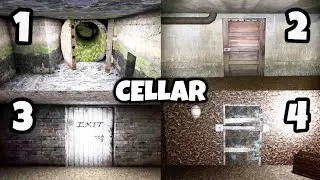Dvloper All Games Cellar Escape Full Gameplay | Granny 1-3 Chapters, Slendrina Games | Granny Mod
