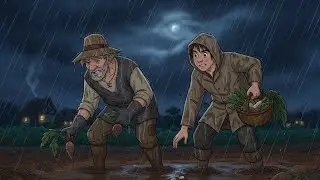 A Heavy Rainy Day with Father & Son 🌧️Cozy Ghibli Nostalgia |