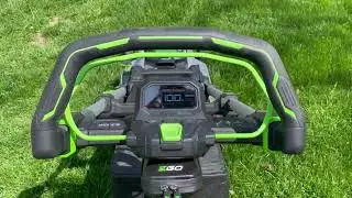 Тест лезвия/мешка EGO LM2167SP Speed ​​IQ High Lift, часть 1