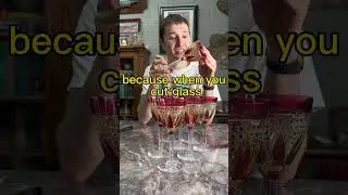 The most impressive antique American brilliant cut crystal goblets I&rsquo;ve ever seen