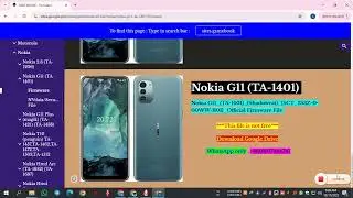 Nokia G11_(TA-1401)_(Shadowcat)_{SCT_353Z-0-00WW-B01}_Official Firmware File # #firmware #flash