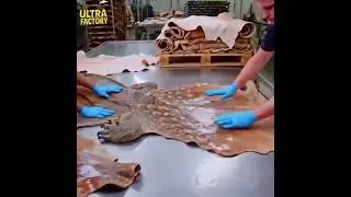 Komodo Leather Manufacturing Process | From Raw Hide to Premium Jacket (Luxury Craftsmanship)