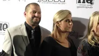 Jarrod Schulz and Brandi Passante at the GLAM Beverly Hills Salon Grand Opening And Ribbon Cutting C