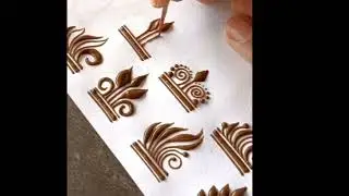 Part 1 Beautiful bigner mehndi training tutorial #modrenmehndidesign 2024#mehndiart #💕