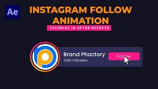 Create Eye-Catching Social Media follow Animation in After Effects