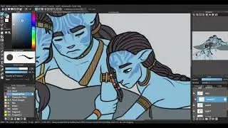Sullies Stick Together // Avatar Screenshot Redraw Speedpaint