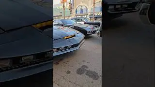 Knight Rider KITT & KARR at the 92nd Annual Hollywood Christmas Parade 2024 #knightrider #kitt #karr