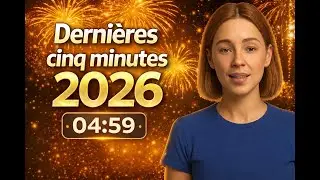 Compte à Rebours Nouvel An 2026 ⏱️ 5 Minutes | Français | Nelly